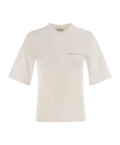 Peserico Cotton Blend Jersey T-shirt