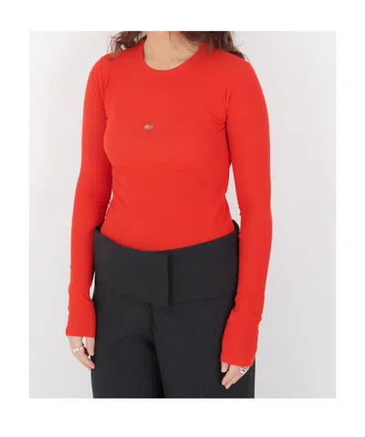 Baserange Long-sleeved T-shirt In Red