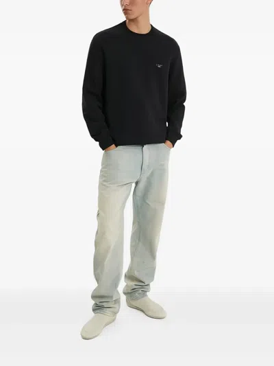 1989 Studio Faded Wash Denim Pants With Five Pockets In Gray