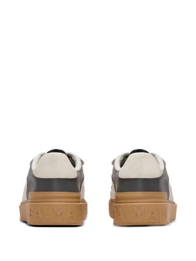 Balmain B Court Flip Low-top Sneakers In Gray