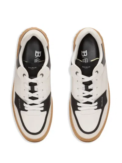 Balmain B Court Flip Low-top Sneakers In Gray