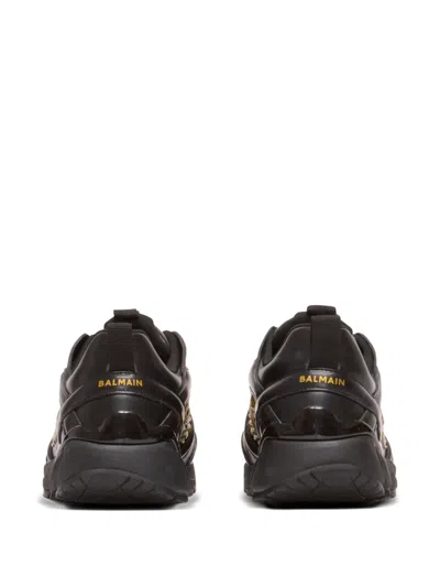 Balmain 'cosmic Dust' Sneakers In Black