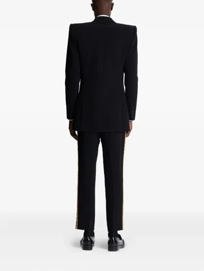 Balmain 1-button Jacket With Embroidered Collar
