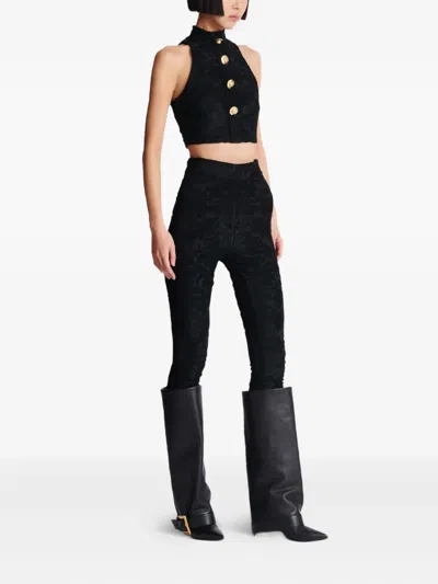 Balmain Baroque Jacquard Leggings