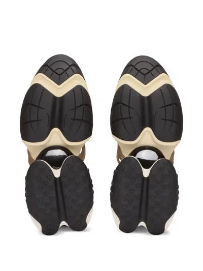 Balmain Unicorn Wave Sneakers In Neoprene In White