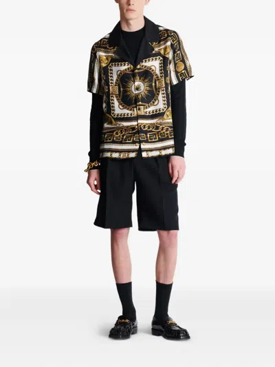 Balmain Shirt With Logo In Multi