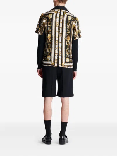 Balmain Shirt With Logo In Multi