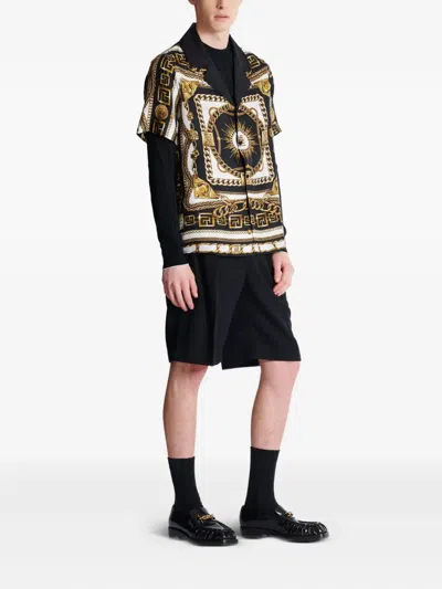 Balmain Shirt With Logo In Multi