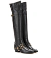 CHLOÉ Leather over-the-knee boots