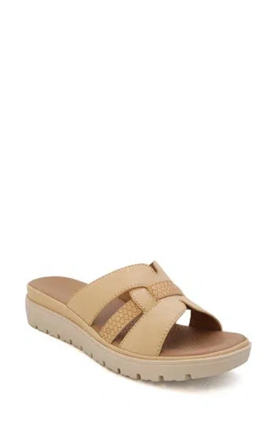 Comoda Designs Tunsa Wedge Slide Sandal