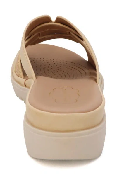 Comoda Designs Tunsa Wedge Slide Sandal