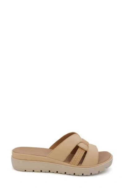 Comoda Designs Tunsa Wedge Slide Sandal
