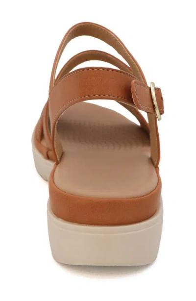 Comoda Designs Tunsa Slingback Platform Sandal