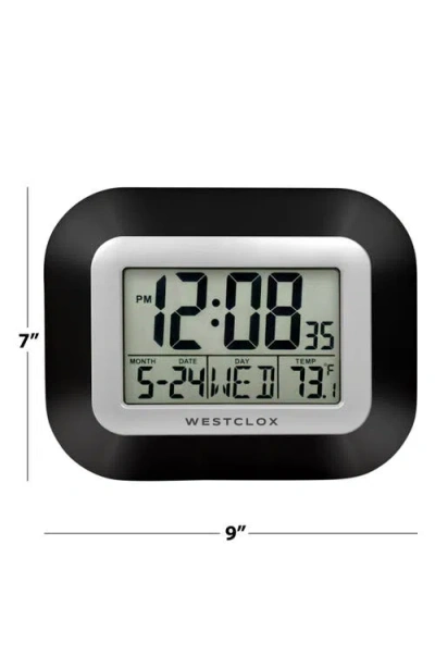 Westclox Digital Lcd Wall Clock