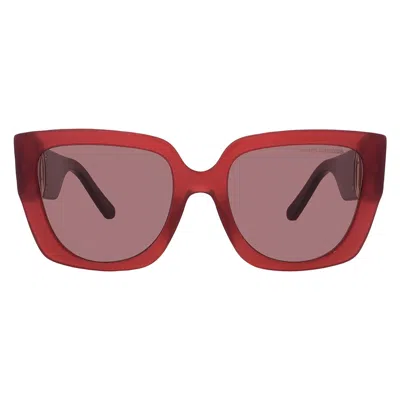 Marc Jacobs 54mm Square Sunglasses In Red