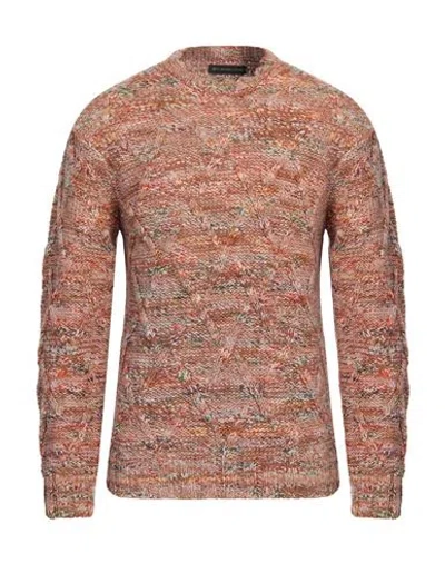 En Avance Man Sweater Camel Size Xl Wool, Acrylic