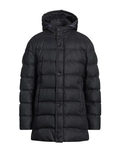 Maximilian Man Puffer Charcoal Size 46 Polyester