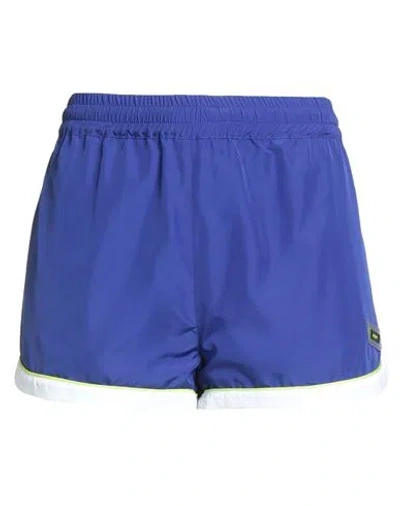 Msgm Active Woman Shorts & Bermuda Shorts Navy Size M Polyester