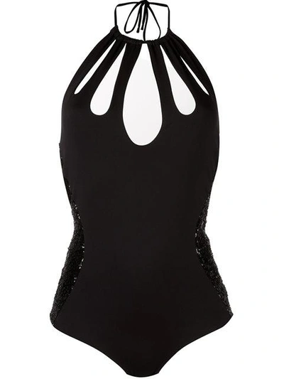 Shop Sumarie 'patheon' Swimsuit - Black