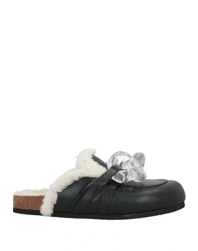Jw Anderson Man Mules & Clogs Black Size 9 Calfskin In Black