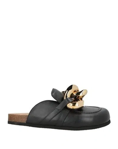 Jw Anderson Man Mules & Clogs Black Size 9 Calfskin