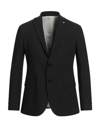 Liu •jo Man Man Blazer Black Size 36 Polyester, Wool, Elastane