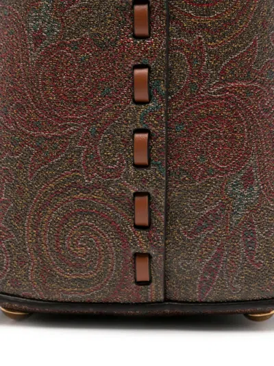 Etro Tote Bag In Brown