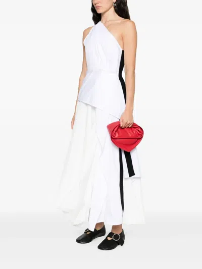 Federico Cina Midi Tortellino Bag In Red