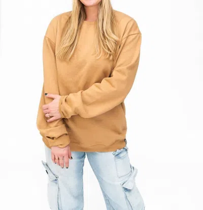Laree + Co Honey Sweatshirt In Light Brown