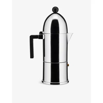 Alessi Silver La Cupola 6-cup Aluminium Espresso Maker