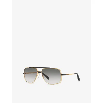 Dita Womens D4000449 Midnight Special Drx 2010 Square-frame Titanium Sunglasses