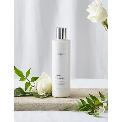 The White Company No Colour Flowers Body Lotion 250ml In Transparent