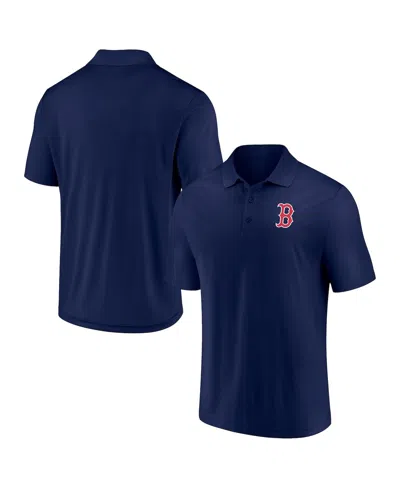Fanatics Men's Navy Boston Red Sox Primary Logo Polo Shirt In Blue
