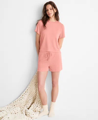 State Of Day Women's Relaxed-fit Drawstring Shorts Xs-3x, Exclusively At Macy's