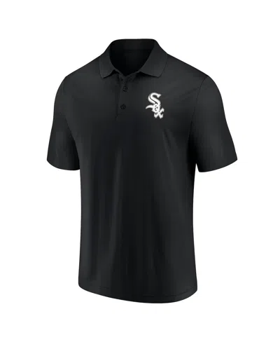 Fanatics Men's Black Chicago White Sox Polo Shirt In Black