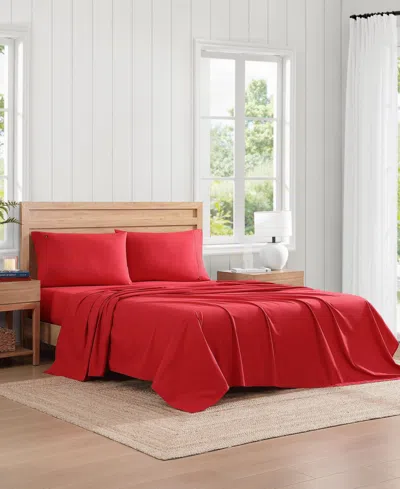 Tommy Hilfiger Solid 200-thread Count Cotton Percale 3-pc. Sheet Set, Twin Xl