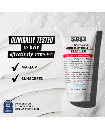 Kiehl's Since 1851 Ultra Facial Barrier-hydrating Cleanser In Transparent