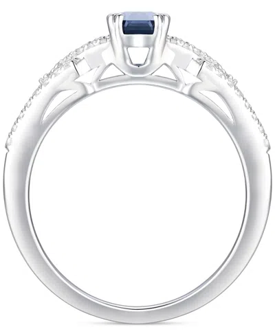 Macy's Emerald (5/8 Ct. T.w.) & Diamond (1/4 Ct. T.w.) Ring In 14k Gold (also In Ruby & Sapphire)