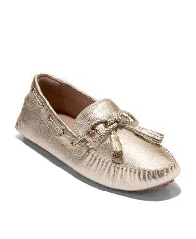 Cole Haan Women's Gissella Driving Loafer Flats In Gold