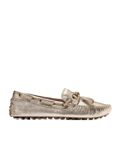 Cole Haan Women's Gissella Driving Loafer Flats In Gold