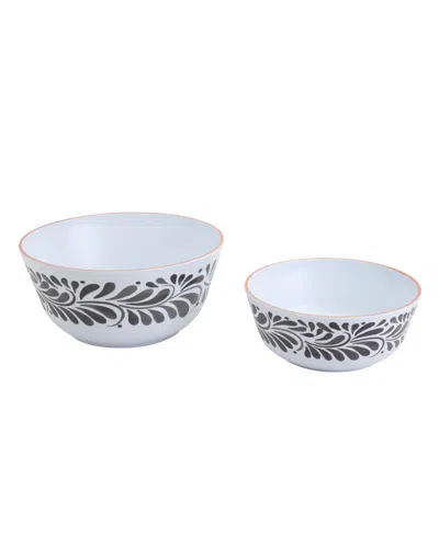 Infuse Melamine Serving Bowls, Set Of 2