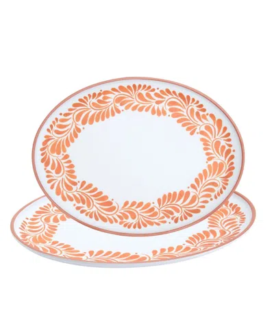 Infuse Melamine Oval Platters, Set Of 2
