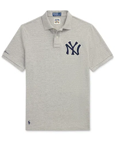 Polo Ralph Lauren Yankees Polo Shirt In Gray