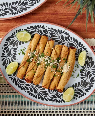 Infuse Melamine Oval Platters, Set Of 2