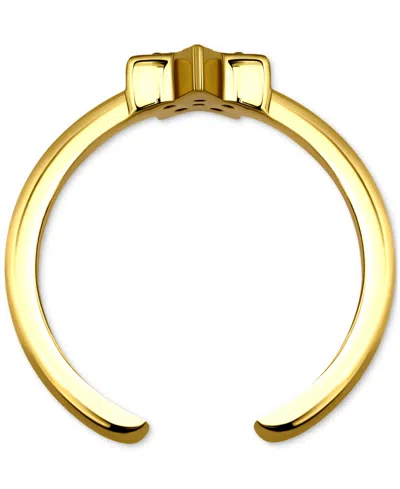 Giani Bernini Cubic Zirconia Star Adjustable Toe Ring In Sterling Silver (also In 18k Gold-plated Sterling Silver)