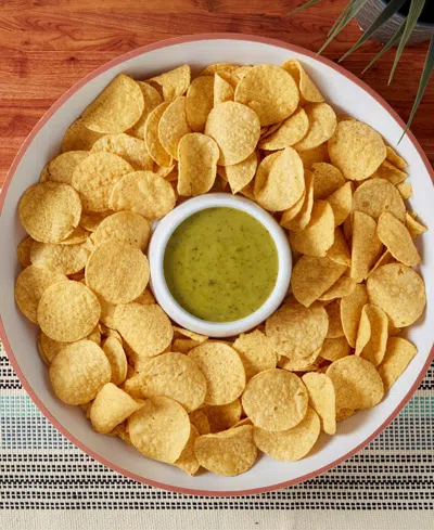 Infuse 16" Melamine Chip And Dip Platter