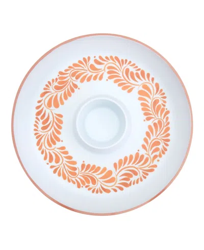 Infuse 16" Melamine Chip And Dip Platter