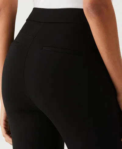 Rafaella Petite Boot Cut Pull On Pants In Black