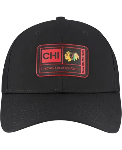 Fanatics Men's Black Chicago Blackhawks Training Camp Fitted Hat