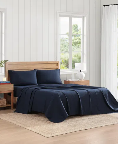 Tommy Hilfiger Solid 200-thread Count Cotton Percale 3-pc. Sheet Set, Twin